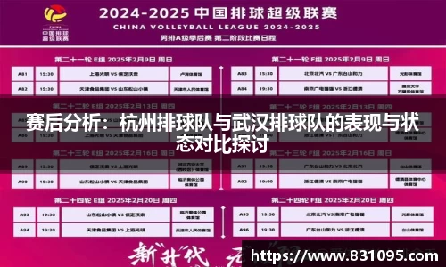 赛后分析：杭州排球队与武汉排球队的表现与状态对比探讨
