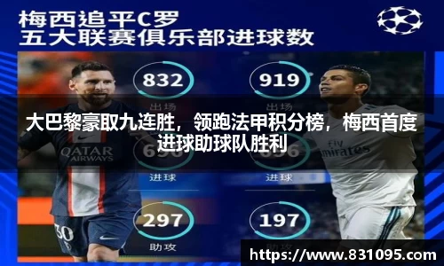 大巴黎豪取九连胜，领跑法甲积分榜，梅西首度进球助球队胜利