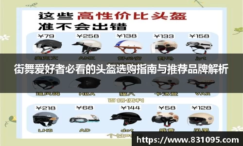 街舞爱好者必看的头盔选购指南与推荐品牌解析